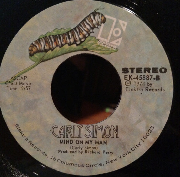 Carly Simon : Haven't Got Time For The Pain (7", Single)