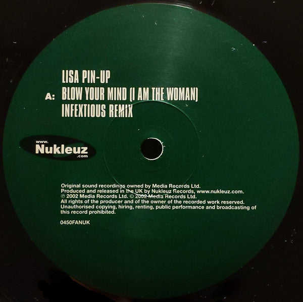 Lisa Pin-Up : Blow Your Mind (I Am The Woman) (12" Number 2) (12", Single, 2/2)