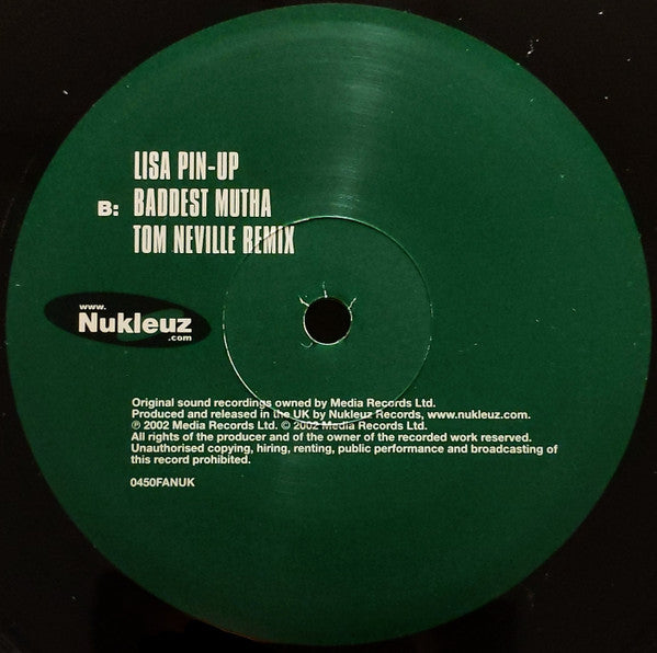Lisa Pin-Up : Blow Your Mind (I Am The Woman) (12" Number 2) (12", Single, 2/2)