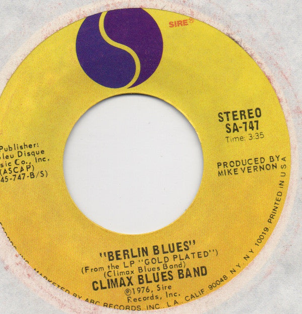 Climax Blues Band : Together And Free (7", Single)