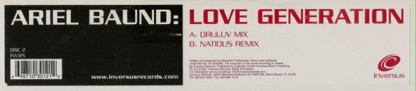 Ariel Baund : Love Generation (12")