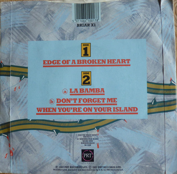 Briar : Edge Of A Broken Heart (7", S/Edition)