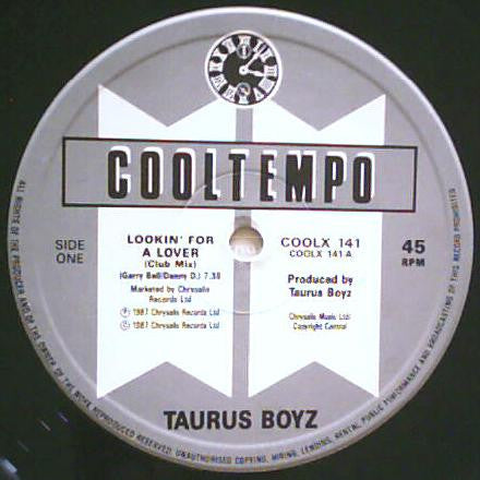 Taurus Boyz : Lookin' For A Lover (Club Mix) (12")