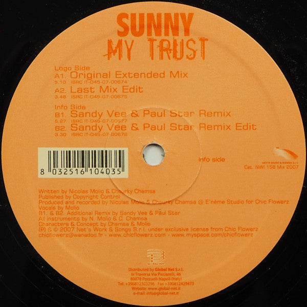 Sunny (2) : My Trust (12")