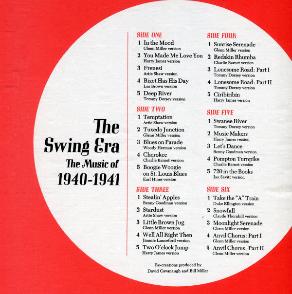 Various : The Swing Era: The Music Of 1940-1941; How It Was To Be Young Then (3xLP, Comp + Box)