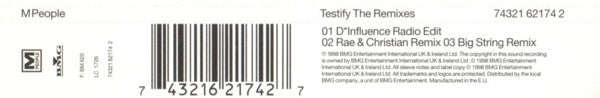 M People : Testify (The Remixes) (CD, Single)