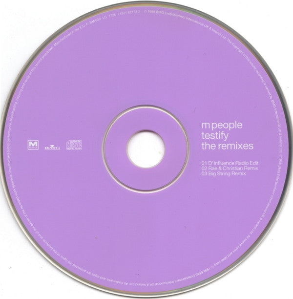 M People : Testify (The Remixes) (CD, Single)