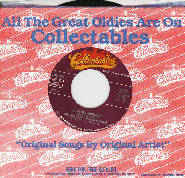 Junior Walker & The All Stars : Come See About Me / Hip City, Pt. 2 (7", Single)