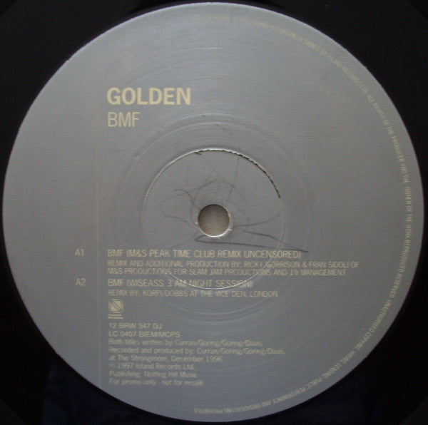 Golden : BMF (12", Promo)