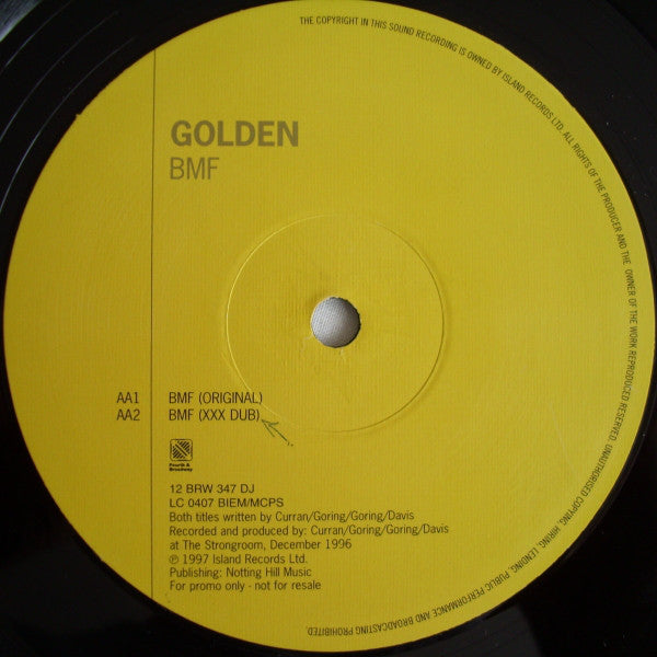 Golden : BMF (12", Promo)