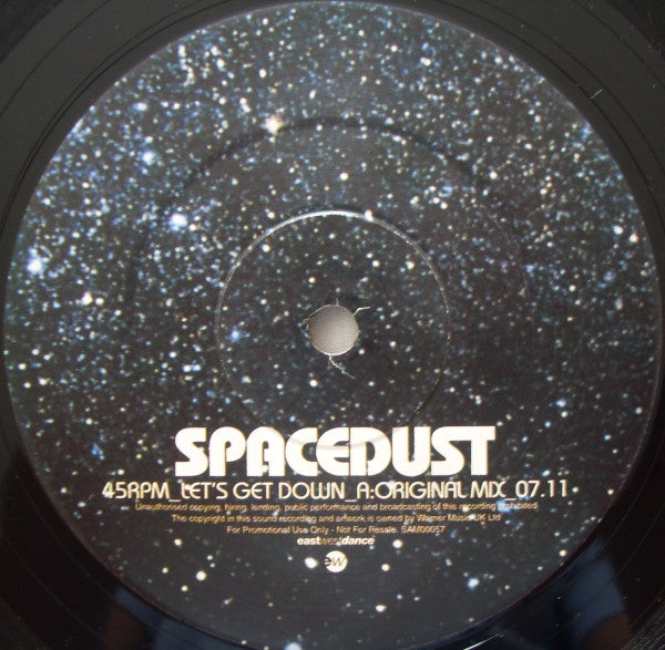 Spacedust : Let's Get Down (12", Promo)