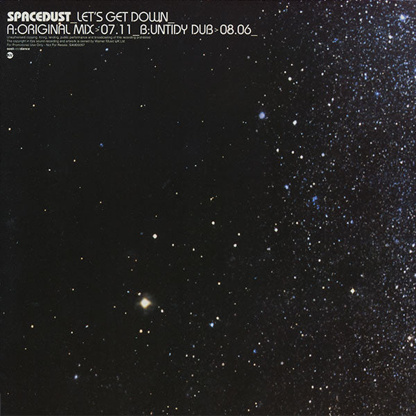 Spacedust : Let's Get Down (12", Promo)