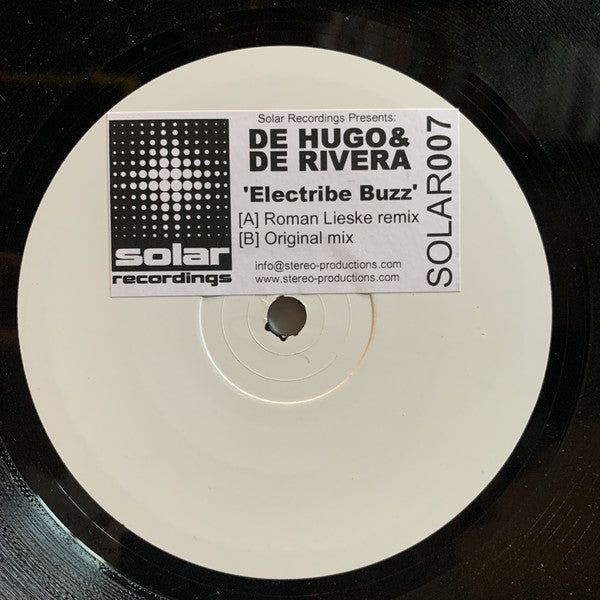 Christian Dehugo & Oscar De Rivera : Electribe Buzz (12", Promo)
