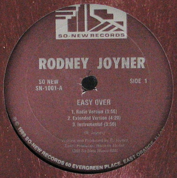 Rodney Joyner : Easy Over (12")
