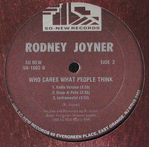 Rodney Joyner : Easy Over (12")