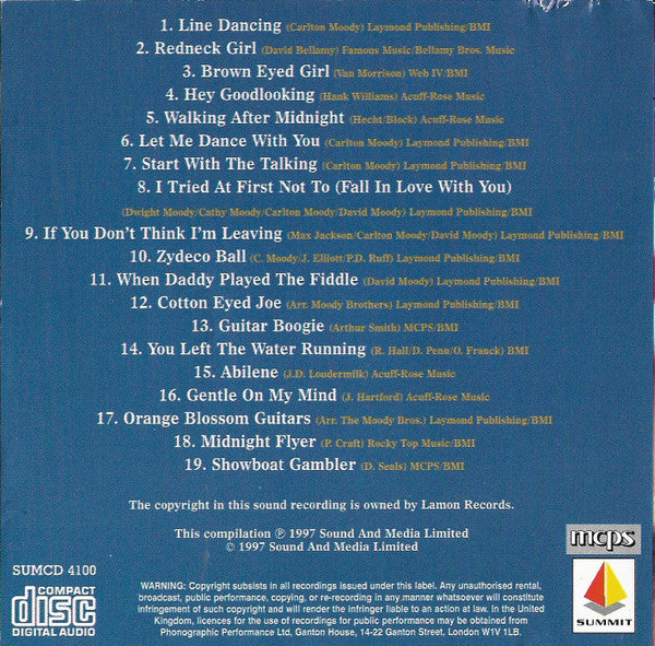The Moody Brothers : The Line Dance Album (CD, Album)
