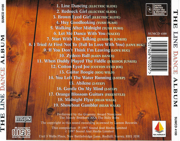 The Moody Brothers : The Line Dance Album (CD, Album)