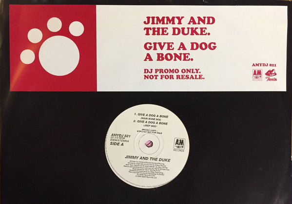 Jimmy And The Duke : Give A Dog A Bone (12", Promo)