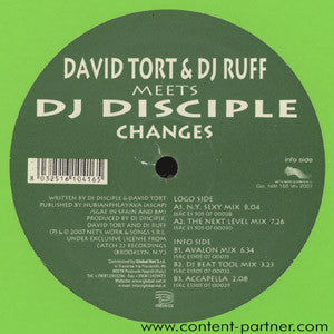 David Tort & DJ Ruff Meet DJ Disciple : Changes (12")