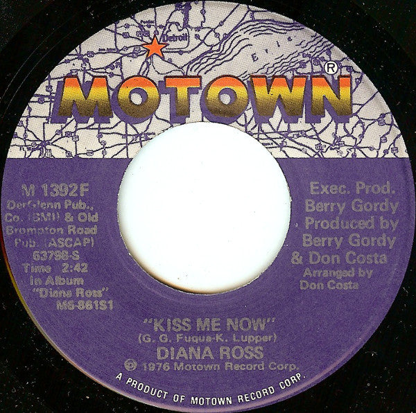 Diana Ross : Love Hangover / Kiss Me Now (7", Single, Sup)
