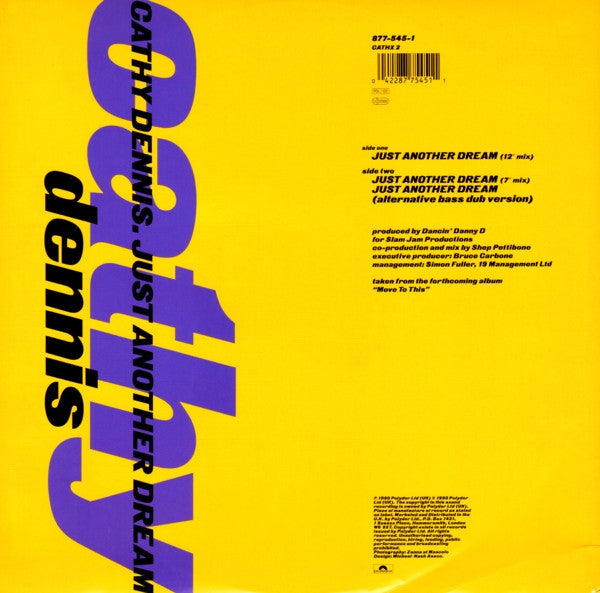 Cathy Dennis : Just Another Dream (12", Single, RE)