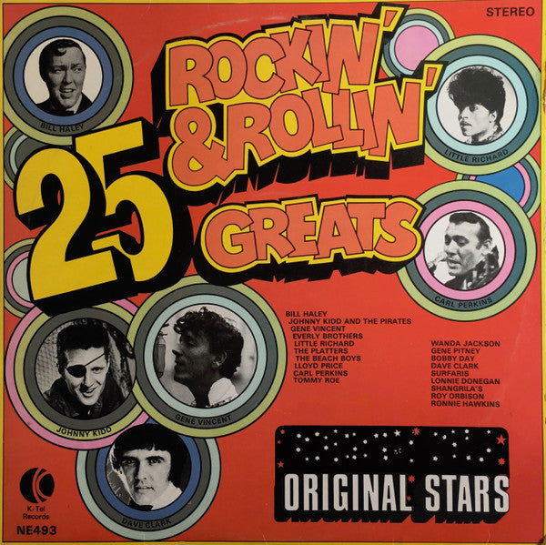 Various : 25 Rockin' & Rollin' Greats (LP, Comp, Ltd, US )