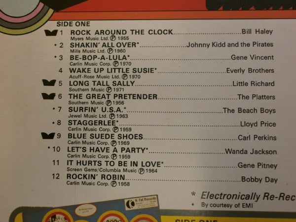 Various : 25 Rockin' & Rollin' Greats (LP, Comp, Ltd, US )