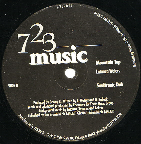 Latanza Waters : Mountain Top (12")
