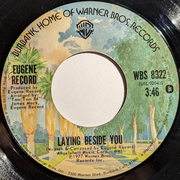 Eugene Record : Laying Beside You / Love Don't Live By Sex Alone (7")