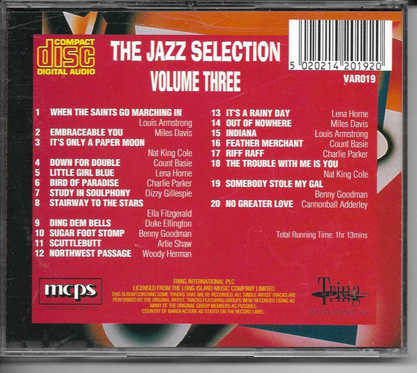 Various : The Jazz Selection (Volume Three) (CD, Comp)