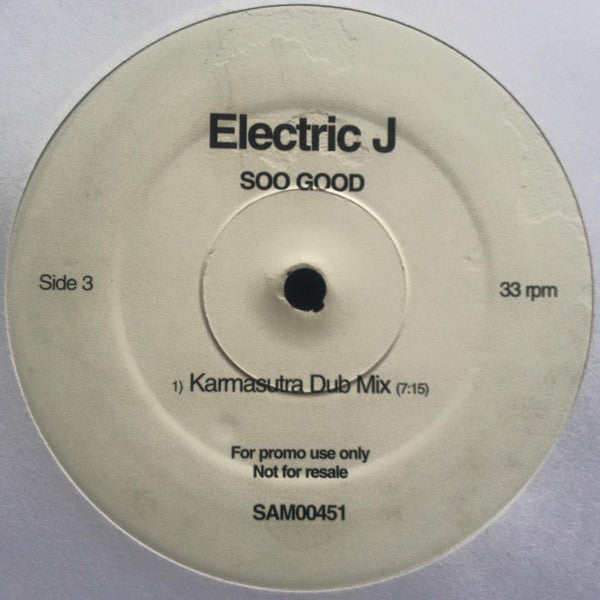 Electric J : Soo Good (2x12", Promo)