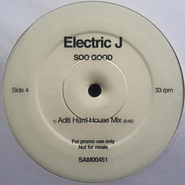 Electric J : Soo Good (2x12", Promo)