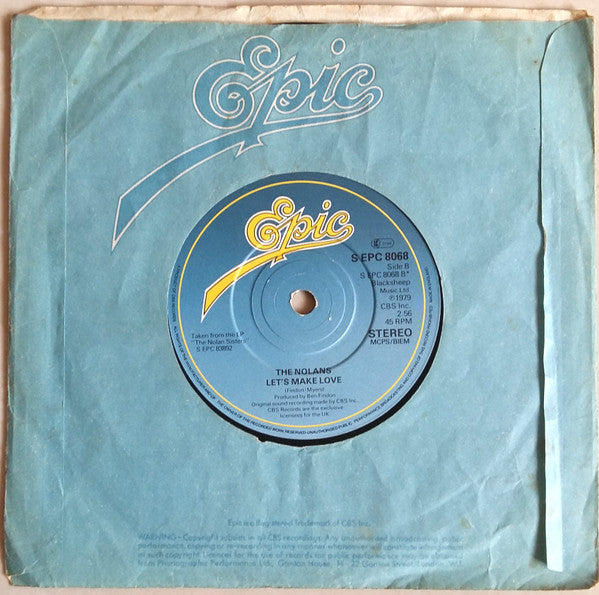 The Nolans : I'm In The Mood For Dancing (7", Single, Sol)