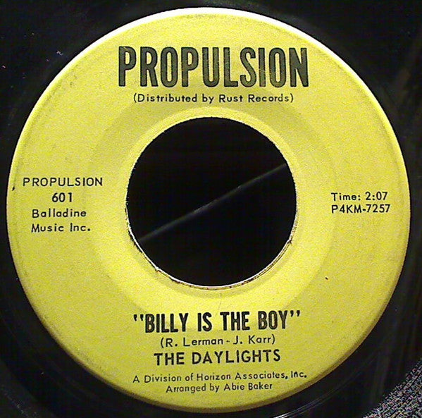 The Daylights (5) : Billy Is The Boy (7", Single)