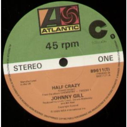 Johnny Gill : Half Crazy (12", Single)