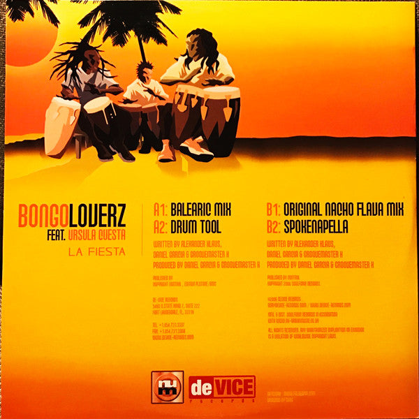 Bongoloverz Feat. Ursula Cuesta : La Fiesta (12")