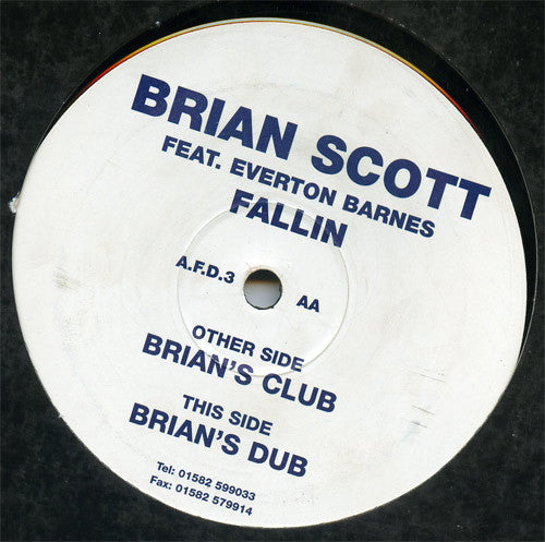 Brian Scott Featuring Everton Barnes : Fallin (12", TP)