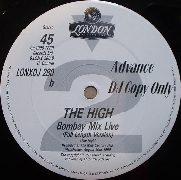 The High : Take Your Time (12", Single, Promo)