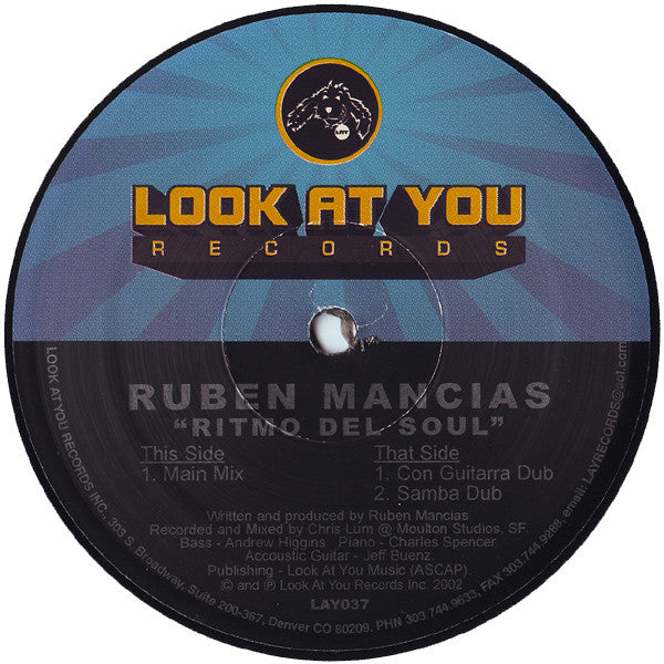 Ruben Mancias : Ritmo Del Soul (12")