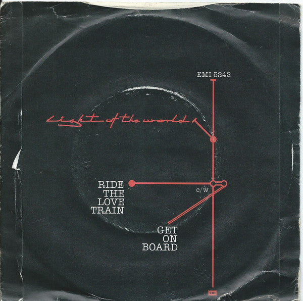 Light Of The World : Ride The Love Train (7", Single)