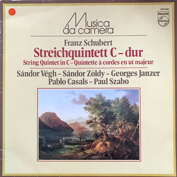 Franz Schubert : Streichquintett C-dur (LP, Album, RE)