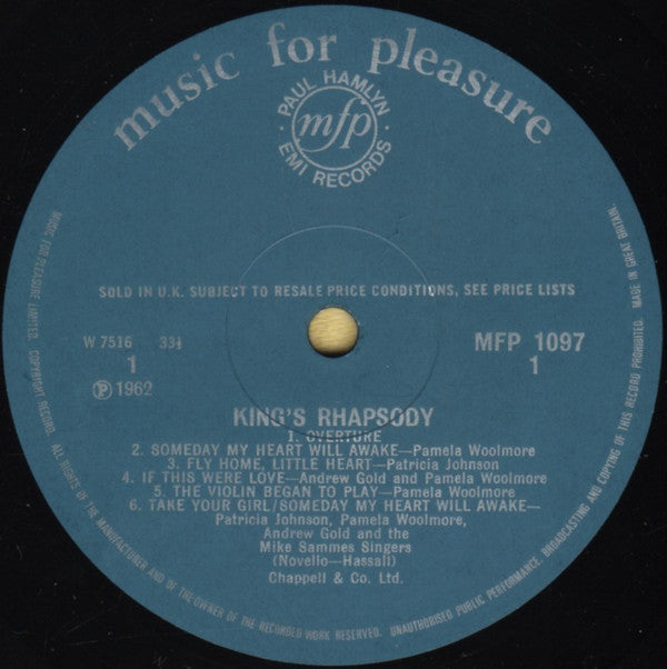 Ivor Novello : The Dancing Years & King's Rhapsody (LP)
