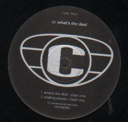 AZ : What's The Deal (12", Promo)