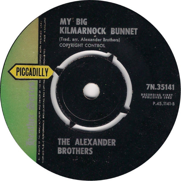 The Alexander Brothers : Cailin Mo Ruin-Sa (The Maid I Adore) (7", Single, Mono)