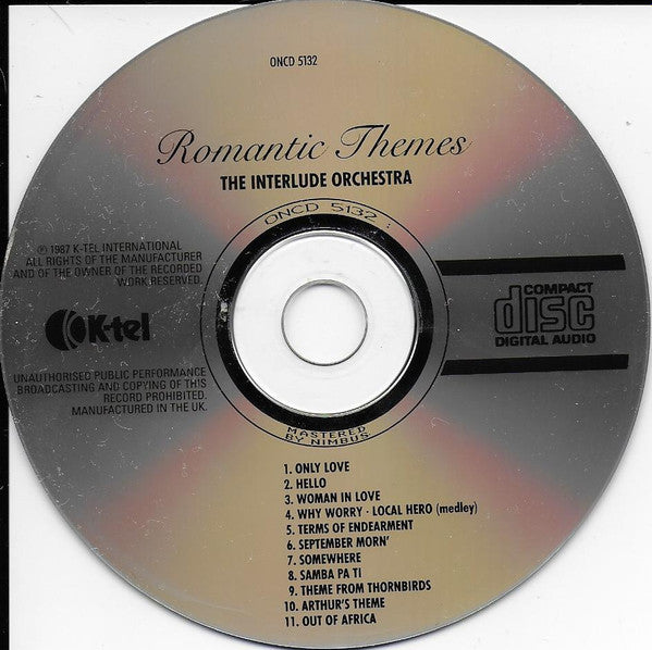 The Interlude Orchestra : Romantic Themes (CD, Comp)