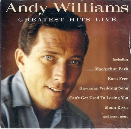 Andy Williams : Greatest Hits Live (CD)