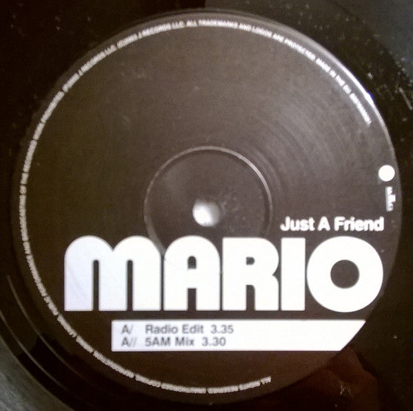 Mario : C'mon (Stargate Mixes) (12", Promo)