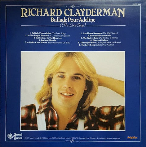 Richard Clayderman : Ballade Pour Adeline (The Love Song) (LP, Comp)