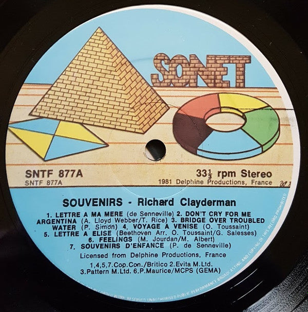 Richard Clayderman : Souvenirs (LP, Comp)