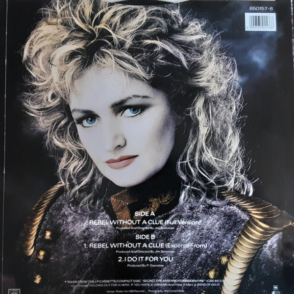 Bonnie Tyler : Rebel Without A Clue (12")